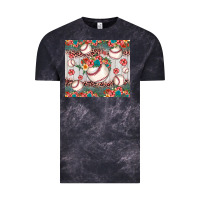 Cloud Black baseball leopard Vintage Tee - JahusDesignShop