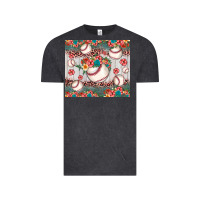 Vintage Black baseball leopard Vintage Tee - JahusDesignShop