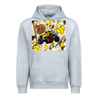 Heather Grey softball crusher Urban Hoodie - TumblerDesignByShophia