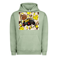Pigment Oil Green softball crusher Urban Hoodie - TumblerDesignByShophia