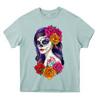 Arona sugar skull girl Heavy Core Tee - RanaPortraitStore
