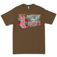 Cacao life is better in the boots Premium Tee - texasbilliewilder