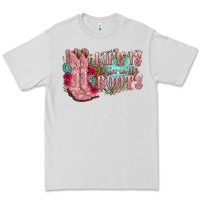Dove Grey life is better in the boots Premium Tee - texasbilliewilder