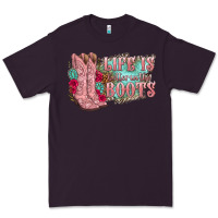 Plum life is better in the boots Premium Tee - texasbilliewilder
