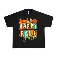 Black happy fall y'all Urban Heavy Tee - Artiststas