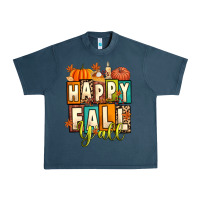 Midnight Navy happy fall y'all Urban Heavy Tee - Artiststas