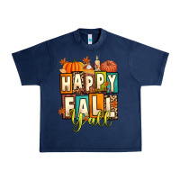 Navy happy fall y'all Urban Heavy Tee - Artiststas