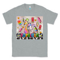 Heather Grey popsicle's and unicorn Classic Tee - AdoDesignShop