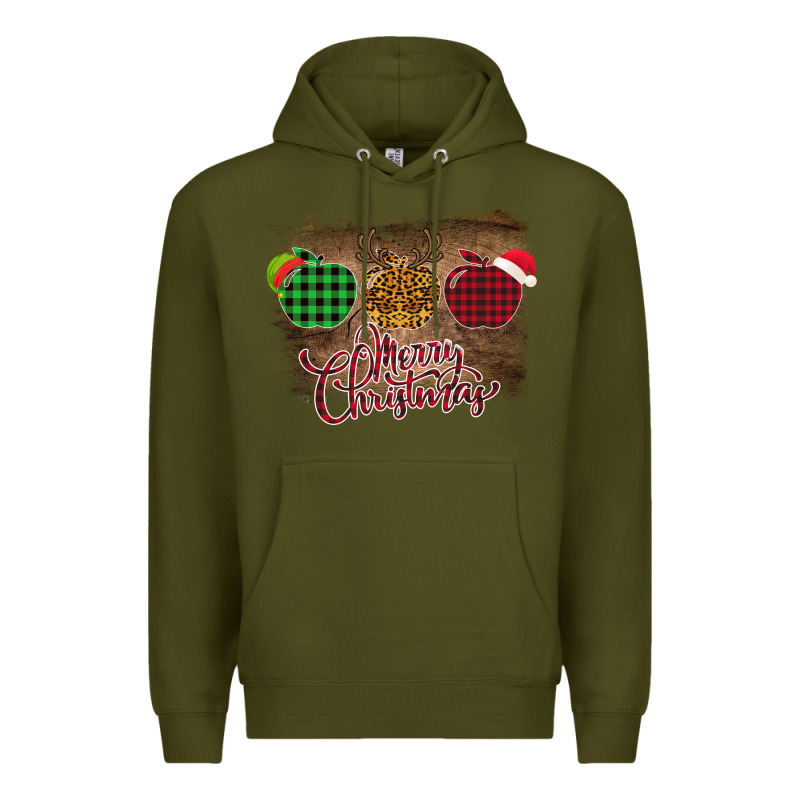 Merry Christmas Apples Premium Hoodie by Bettercallsaul | Teevron
