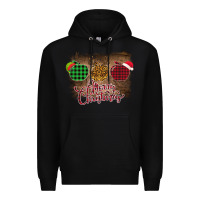 Black Merry Christmas Apples Premium Hoodie - Bettercallsaul