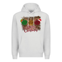 Dove Grey Merry Christmas Apples Premium Hoodie - Bettercallsaul