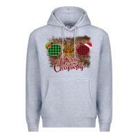 Heather Grey Merry Christmas Apples Premium Hoodie - Bettercallsaul