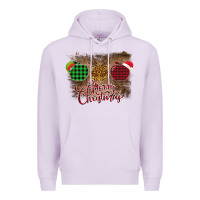 Lilac Merry Christmas Apples Premium Hoodie - Bettercallsaul