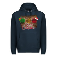 Navy Merry Christmas Apples Premium Hoodie - Bettercallsaul