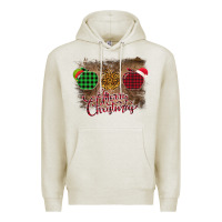 Oatmeal Heather Merry Christmas Apples Premium Hoodie - Bettercallsaul