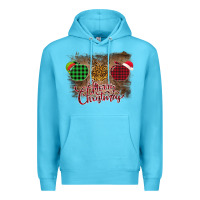 Ocean Blue Merry Christmas Apples Premium Hoodie - Bettercallsaul