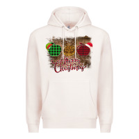Pale Pink Merry Christmas Apples Premium Hoodie - Bettercallsaul
