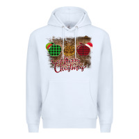 White Merry Christmas Apples Premium Hoodie - Bettercallsaul