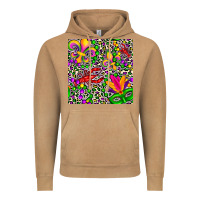 Vintage Camel mardi gras crawfish leopard  seamless pattern Vintage Hoodie - FaDigitalArtStudio