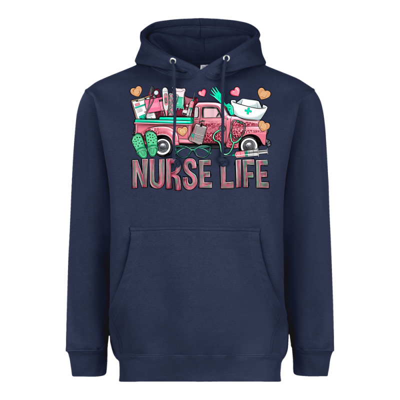 Nurse Life Truck Heavyweight Hoodie by BundleAndBundleShop | Teevron