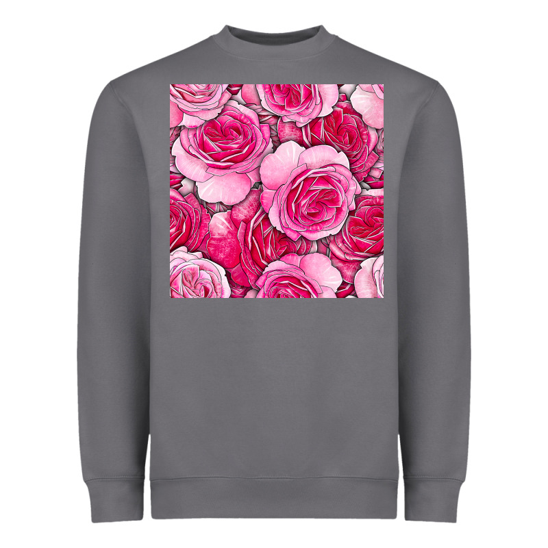 Valentines Day All Dress Up Roses Seamless Pattern Heavyweight Sweatshirt by BundleAndBundleShop | Teevron