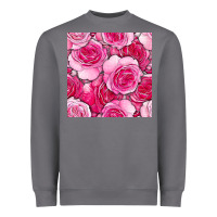 Storm valentines day all dress up roses seamless pattern Heavyweight Sweatshirt - BundleAndBundleShop