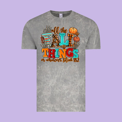 All The Fall Thıngs Or Whatever Vintage Tee Designed By Adodesignshop