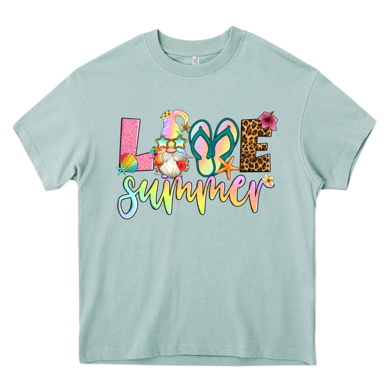 Love Summer With Gnome Heavy Core Tee by Artiststas | Teevron
