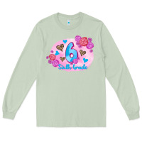 Back To School Flowers Sixth Grade 3200x2400 Long Sleeve Tee | Teevron