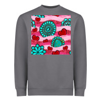 Storm valentines day turquoise gemstone  and hearts Heavyweight Sweatshirt - BundleAndBundleShop