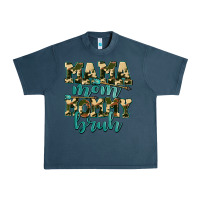Midnight Navy mama mom mommy bruh with arrow Urban Heavy Tee - AdoDesignShop