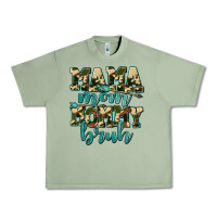 Oil Green mama mom mommy bruh with arrow Urban Heavy Tee - AdoDesignShop