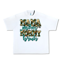 White mama mom mommy bruh with arrow Urban Heavy Tee - AdoDesignShop