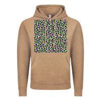 Vintage Coffee mardi gras leopard  seamless pattern Vintage Hoodie - FaDigitalArtStudio