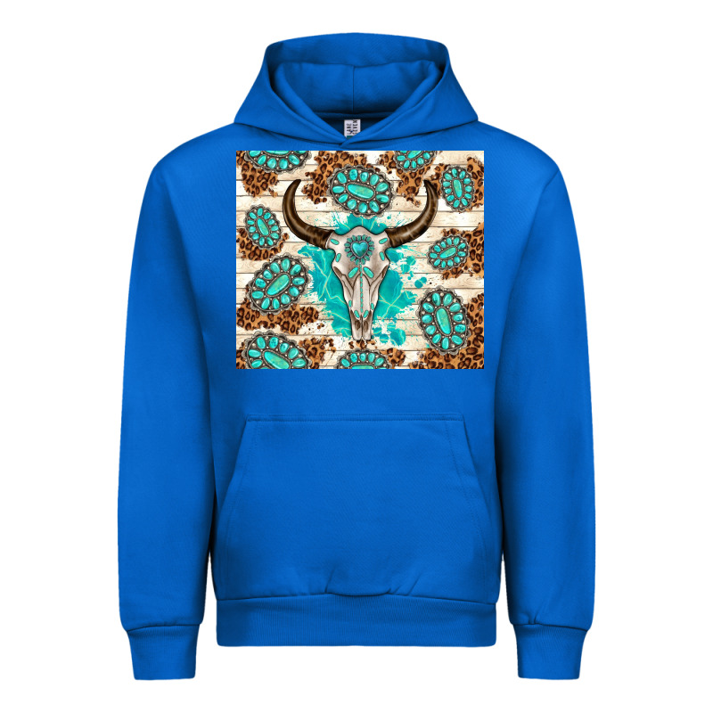 Gemstone Bull Skull Leopard Urban Hoodie by TumblerDesignByShophia | Teevron