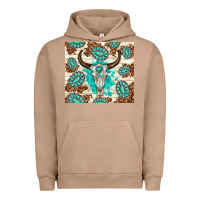 Pigment Burro gemstone bull skull leopard Urban Hoodie - TumblerDesignByShophia