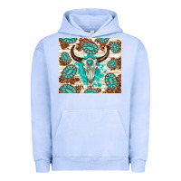 Pigment Grape Ice gemstone bull skull leopard Urban Hoodie - TumblerDesignByShophia