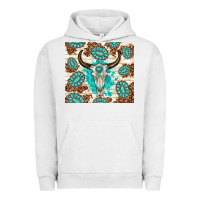 Pigment Lunar Rock gemstone bull skull leopard Urban Hoodie - TumblerDesignByShophia