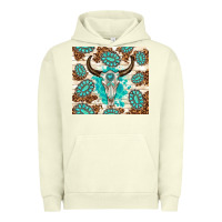 Pigment Pistachio gemstone bull skull leopard Urban Hoodie - TumblerDesignByShophia