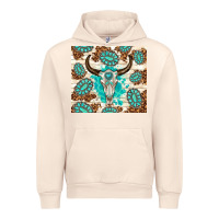 Sandshell gemstone bull skull leopard Urban Hoodie - TumblerDesignByShophia