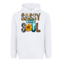 White Sassy Little Soul Heavyweight Hoodie - BundleAndBundleShop