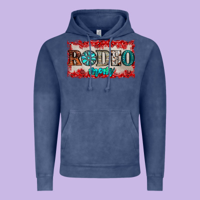 Rodeo Mom Vintage Hoodie Designed By Jahusdesignshop