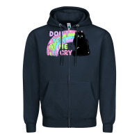 Navy dont yell at me ill cry Zipper Hoodie - MaliasSmallBusiness
