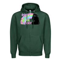 Sports Green dont yell at me ill cry Zipper Hoodie - MaliasSmallBusiness