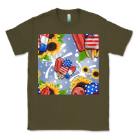Army Green patriotic popsicle Classic Tee - BundleAndBundleShop