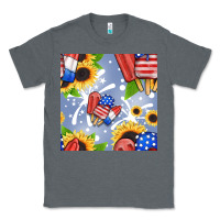 Charcoal Heather patriotic popsicle Classic Tee - BundleAndBundleShop