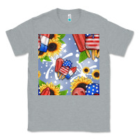 Heather Grey patriotic popsicle Classic Tee - BundleAndBundleShop