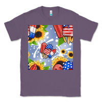 Lavender patriotic popsicle Classic Tee - BundleAndBundleShop