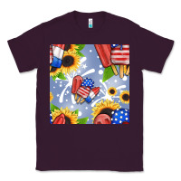 Plum patriotic popsicle Classic Tee - BundleAndBundleShop