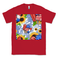 Red patriotic popsicle Classic Tee - BundleAndBundleShop